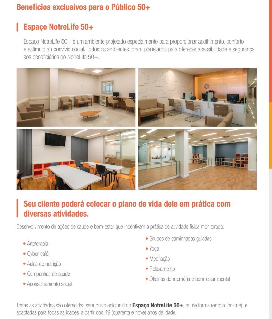 Notre Life UP 50+ - Plano de Saúde